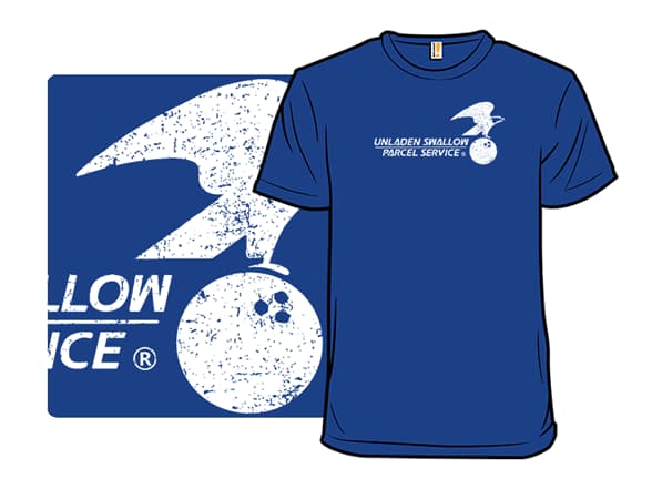 Unladen Swallow Parcel Service T-Shirt
