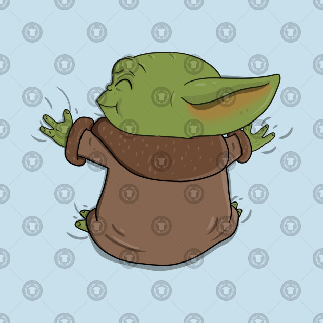 Baby Yoda Hug