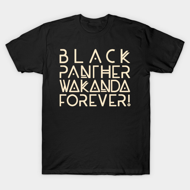 Black Panther Forever T-Shirt Black Panther Forever