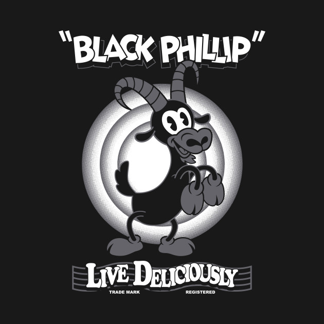 Black Phillip - Vintage Cartoon