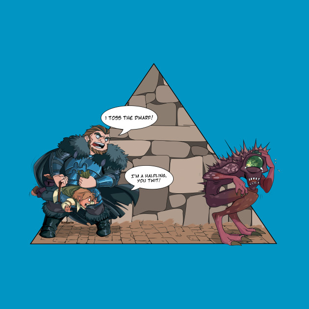 Dwarf Tossing Dungeons & Dragons