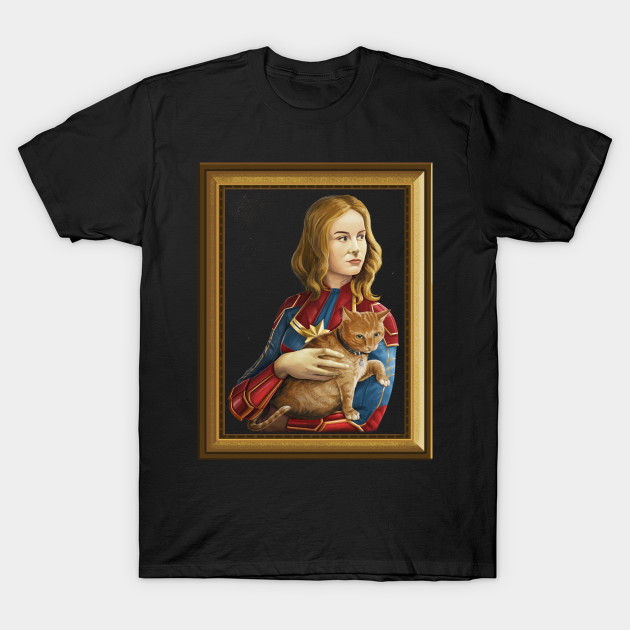 Heroine with an cat frame T-Shirt Heroine with an cat frame