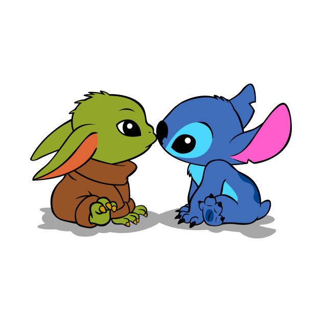 Kawaii Baby Yoda Baby/Stitch