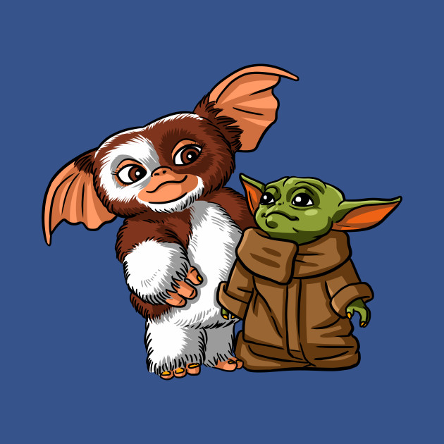 Kawaii duo Gizmo/Yoda Baby