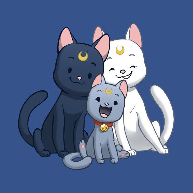 Moon Cat Family Design Moon Cat Family