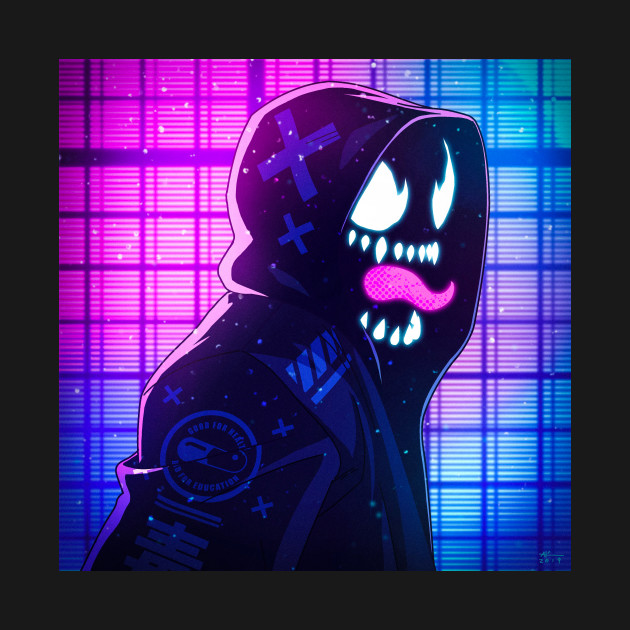 Neon- Noir Venom Design Neon-Noir Venom