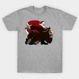Santa Vs Krampus T-Shirt