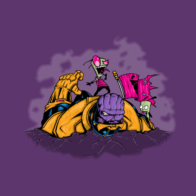 The Invader vs. The Titan!