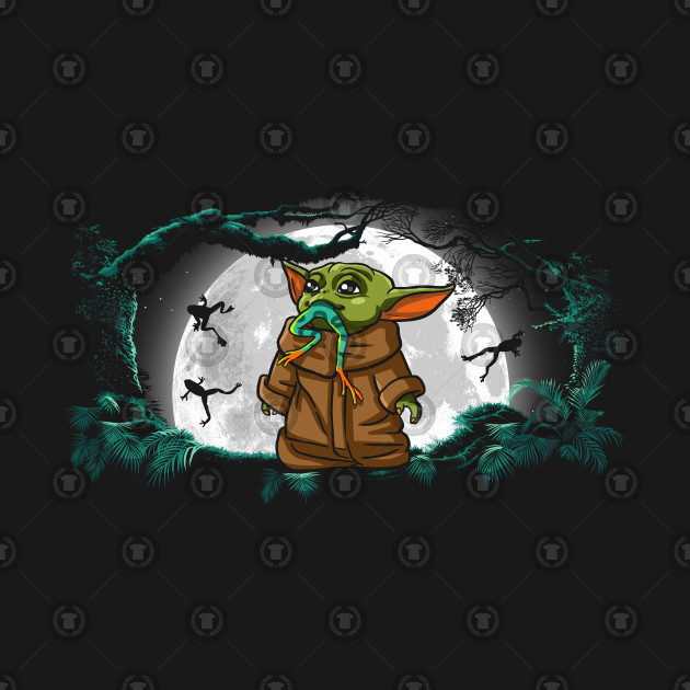 Frog predator Baby Yoda