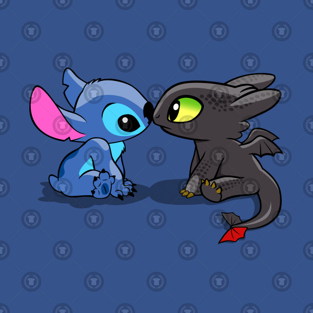 Kawaii babies Stitch/Toothless