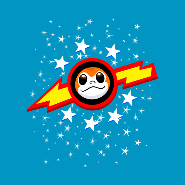 Porgs in space logo Design Porgs in space logo