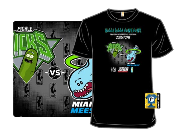 Pickle Ricks vs Miami Meeseeks T-Shirt