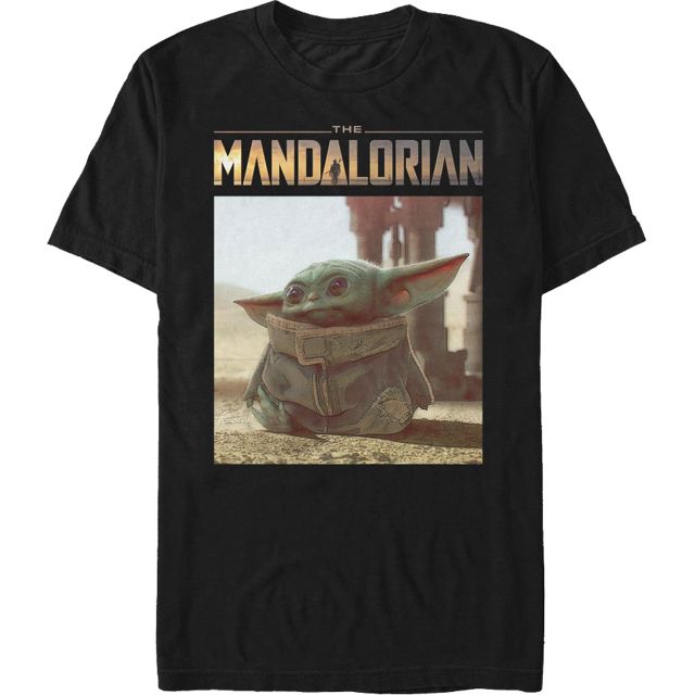 Black The Mandalorian The Child Star Wars T-Shirt Black The Mandalorian The Child Star Wars