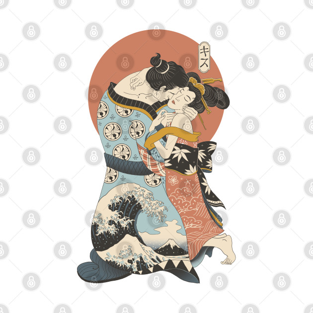 The Kiss Ukiyo-e