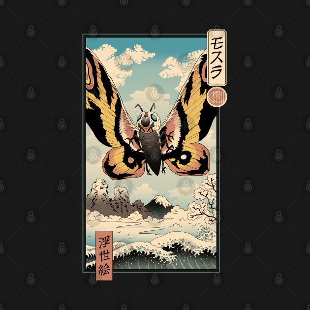 Ancient Moth Ukiyo-e