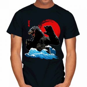 GODZILLA WAVE JAPAN ART T-Shirt