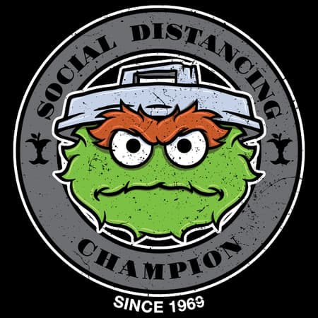 Social Distancing Grouch T-Shirt
