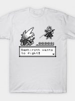 Pocket Fantasy VII - Sephiroth wants fo fight!T-Shirt