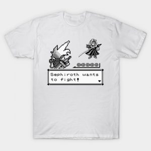Pocket Fantasy VII - Sephiroth wants fo fight! T-Shirt