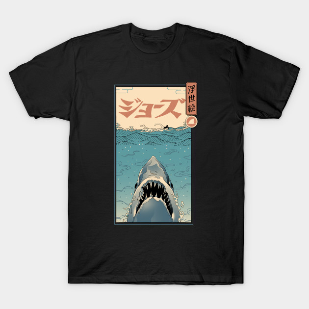 Jaws Ukiyo-e T-Shirt