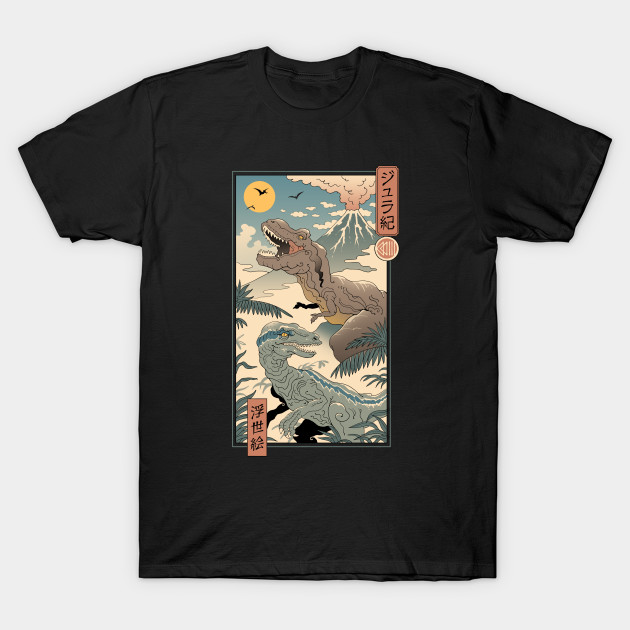 Jurassic Ukiyo-e 2 T-Shirt