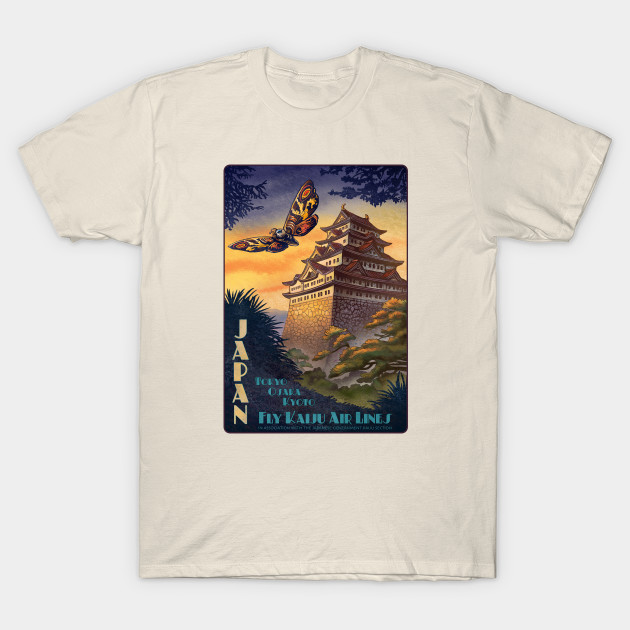 Fly Mothra Airlines T-Shirt Fly Mothra Airlines