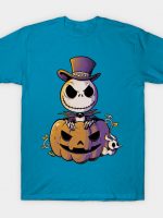 Spooky Jack Scary Pumpkin Halloween T-Shirt