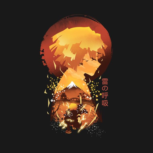 Ukiyo e Breath of Thunder Design Ukiyo e Breath of Thunder