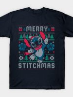 Merry Stitchmas Funny Cute Christmas Gift T-Shirt