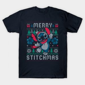 Merry Stitchmas Funny Cute Christmas Gift T-Shirt