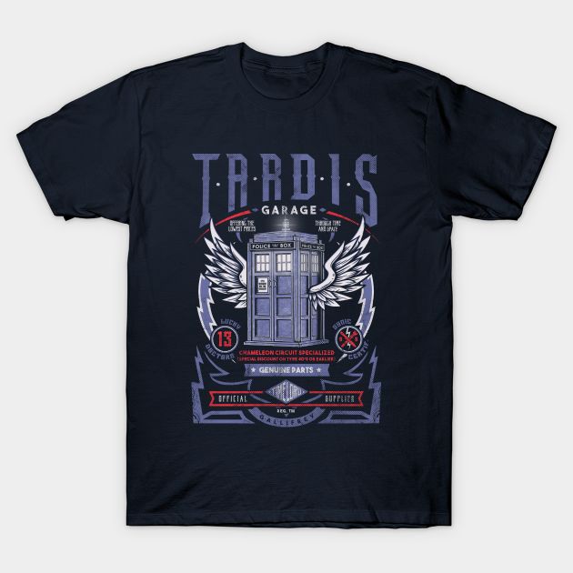 Tardis Garage T-Shirt Tardis Garage