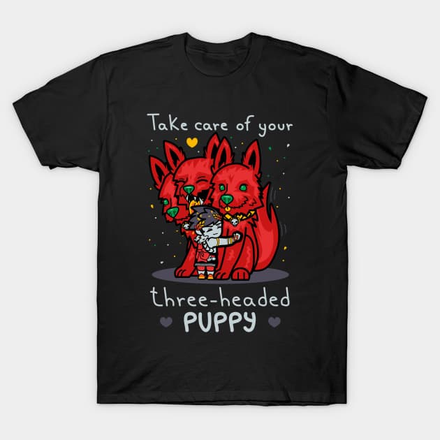 Three-headed puppy T-Shirt