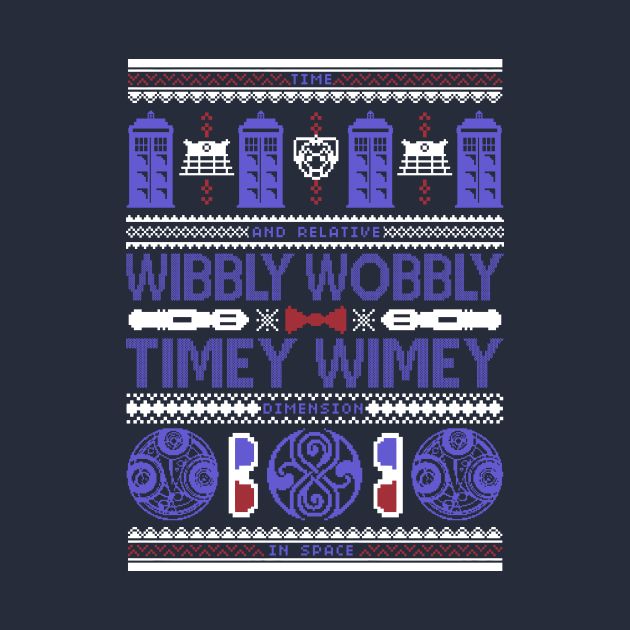 Timey Wimey Ugly Sweater
