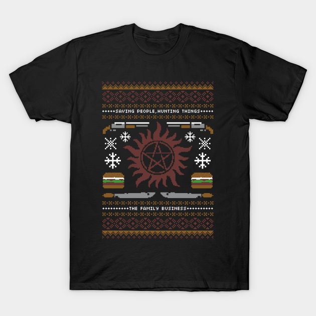 Winchester Ugly Sweater T-Shirt Winchester Ugly Sweater