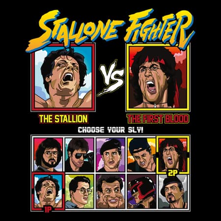 Stallone Fighter - Rocky vs Rambo