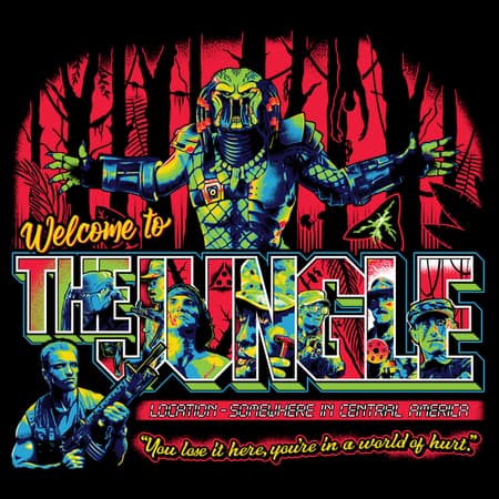 Predator welcome to the jungle shirt, hoodie, sweater and v-neck t-shirt