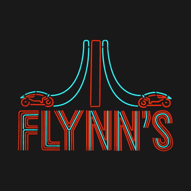 Flynn's Place - Tron: Legacy T-Shirt