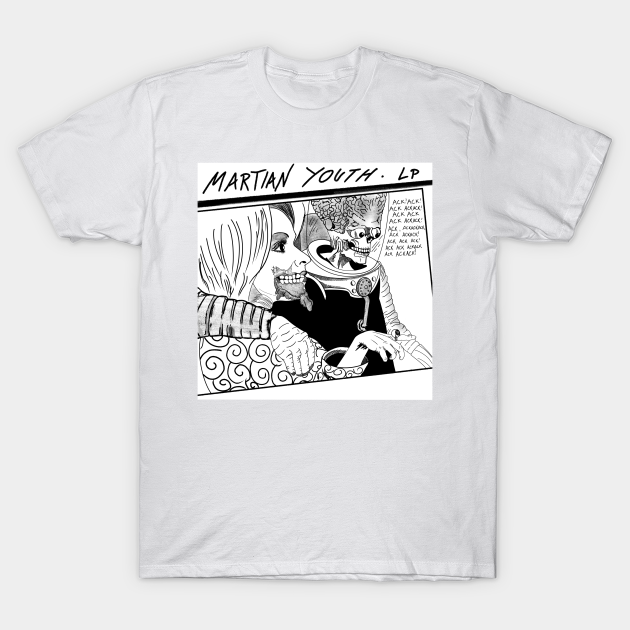 Martian Youth LP (white) T-Shirt