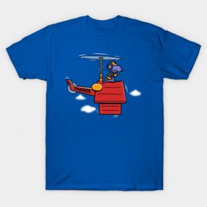 Purple Beagle Copter Thanos T-Shirt