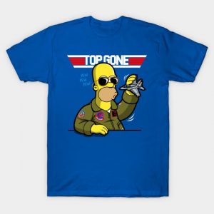 Homer Simpson Top Gun T-Shirt
