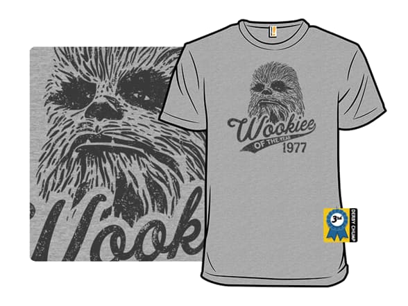 Wookiee of the Year - Chewbacca T-Shirt - The Shirt List