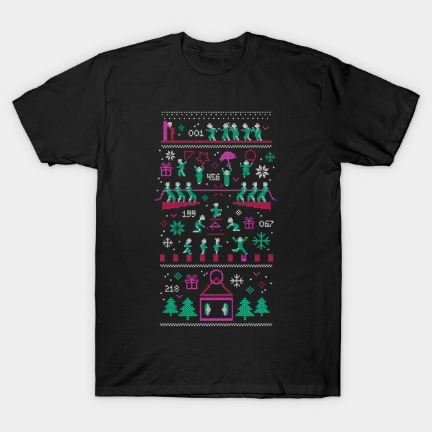 Christmas Squid Game Ugly Sweater T-Shirt