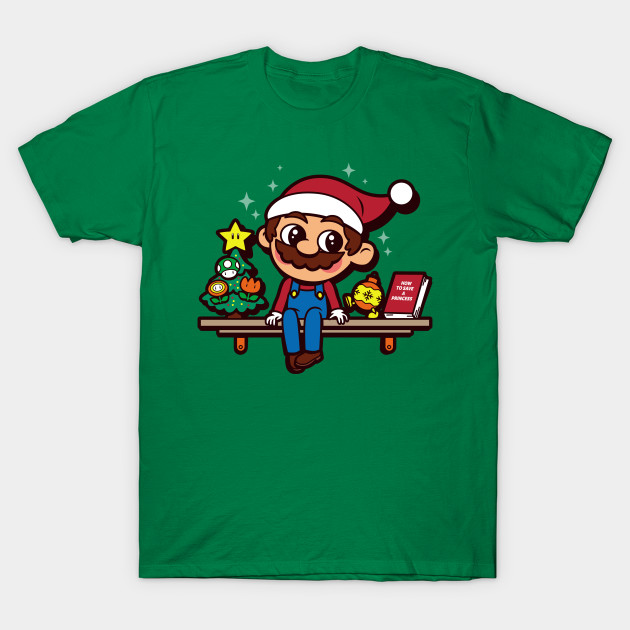 No Elf on the Shelf Mario T-Shirt