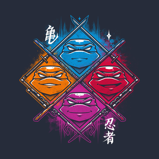 4 TURTLES Design 4 TURTLES