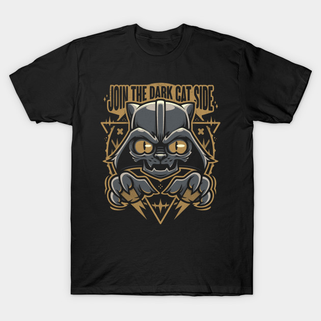 Dark cat Side V1 T-Shirt Dark cat Side V1