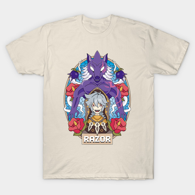 Genshin Impact Razor Tattoo T-Shirt