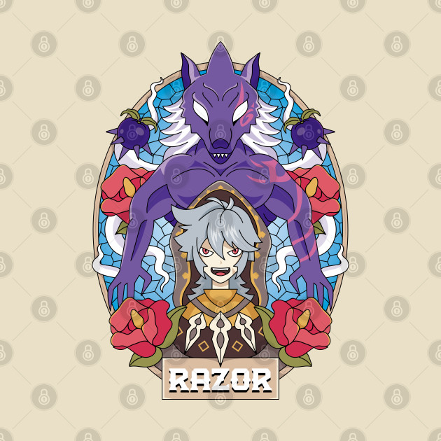 Genshin Impact Razor Tattoo