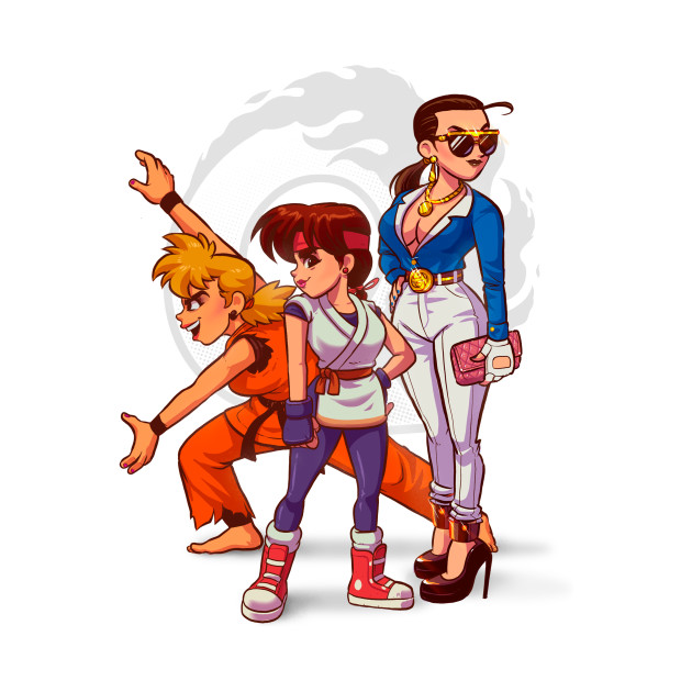 The Queen Of Fghters Pose