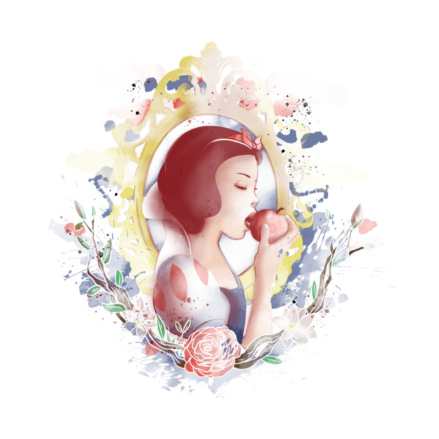 White Snow watercolor