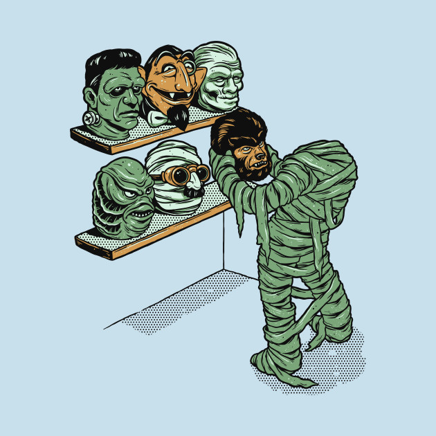 put on a monster face